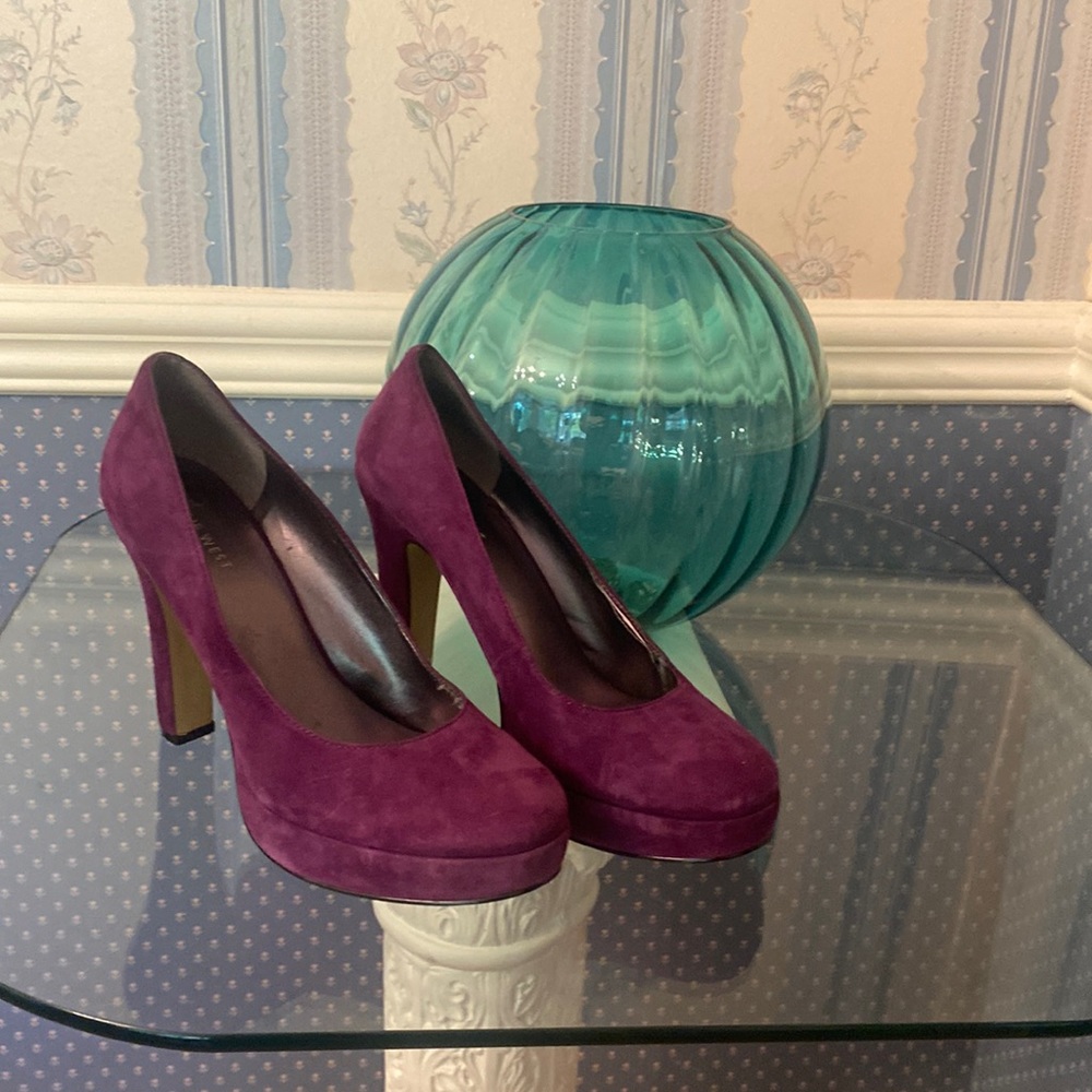 Nine West Purple Suedes